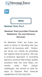 Mobile Screenshot of newmantowncpa.com